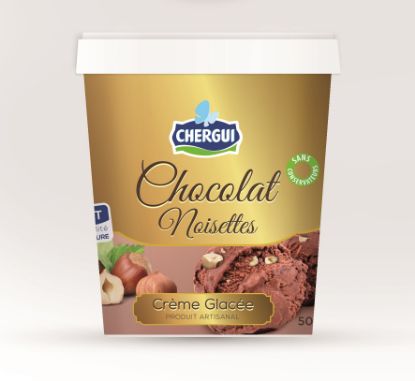 Image de Crème glacée chocolat noisette