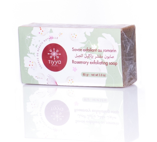 Image de Savon exfoliant au romarin - TIYYA (80g)
