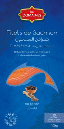Image de Filet de saumon fumé au poivre