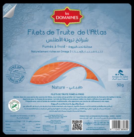 Image de Filet de truite fumée nature