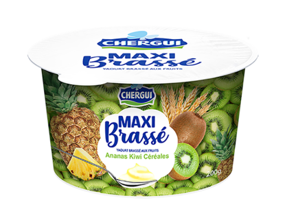 Image de Maxi brassé aux fruits - Ananas, kiwi et céréales