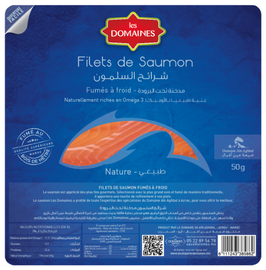Image de Filet de saumon fumé nature