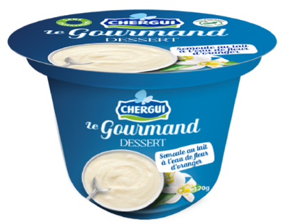 Image de Le Gourmand dessert - Semoule au lait à l'eau de fleur d'oranger
