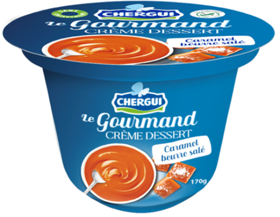 Image de Le Gourmand crème dessert au caramel beurre salé - (170g)