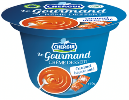 Image de Le Gourmand crème dessert au caramel beurre salé
